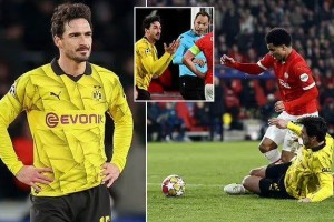 胡梅尔斯被判点球，违背足球运动的初衷的判罚